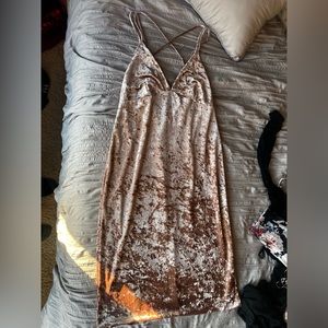 Velvet boutique midi dress. Excellent used condition size large